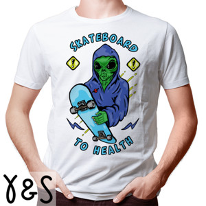 Kaos SKATEBOARD TO HEALTH