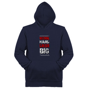 Jaket Hoodie WORK & DREAM HARD