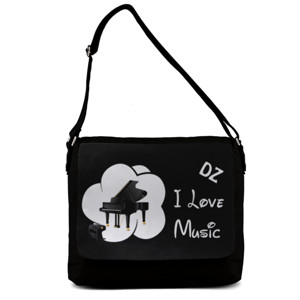 Tas Selempang Tas Sekolah I Love Music