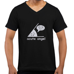 Kaos  A Cute Acute Angle Geeky Nerd Geek