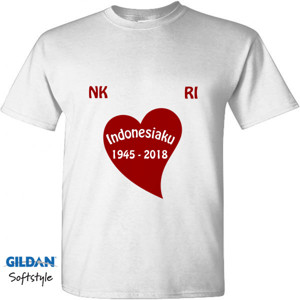 Kaos Baju 17 Agustusan Love NKRI 2018