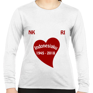 Kaos Baju 17 Agustusan Love NKRI 2018