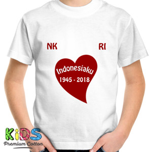 Kaos Baju 17 Agustusan Love NKRI 2018
