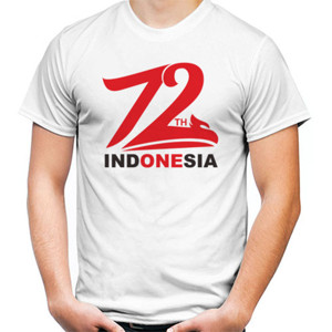 Kaos 72 th Indonesia versi kreatif