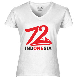 Kaos 72 th Indonesia versi kreatif