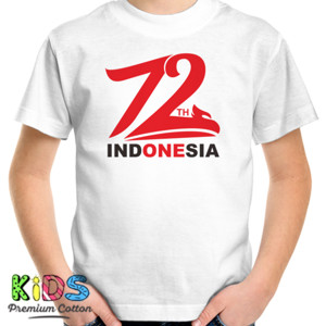 Kaos 72 th Indonesia versi kreatif