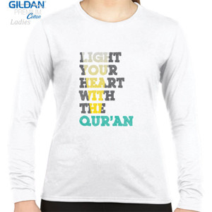 Kaos Light Your Heart With Quran