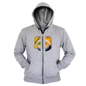 Hoodie Zipper I Want Ramen