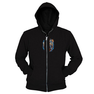 Hoodie Zipper rock on