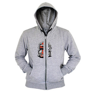 Hoodie Zipper Rockstar