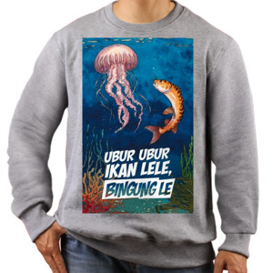 Jaket Sweater kaos katun lengan panjang