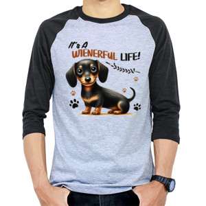 Kaos Raglan Kaos Gambar Anjing 221