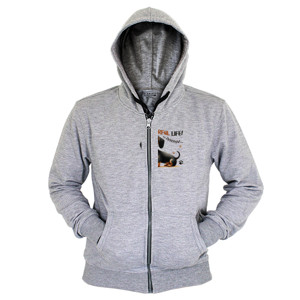 Hoodie Zipper Kaos Gambar Anjing 221