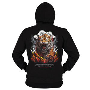 Hoodie Zipper DISTROGRAPHIK : HARIMAUMU MULUTMU