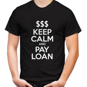 Kaos Keep Calm and Pay Loan (white)