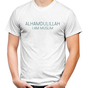 Kaos Alhamdulillah I am Muslim - W