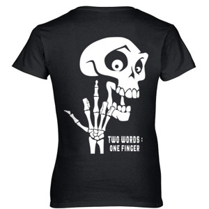 Kaos TWO WORDS ONE FINGER 2