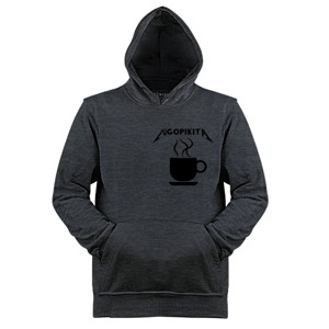 Jaket Hoodie Ngopi Kita (Sablon Hitam)