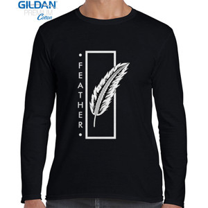 Kaos Kaos Feather (hitam)