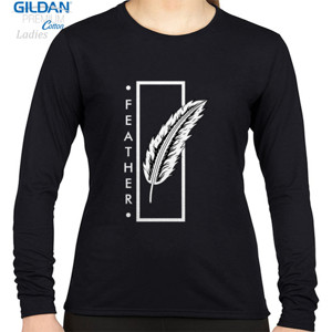 Kaos Kaos Feather (hitam)