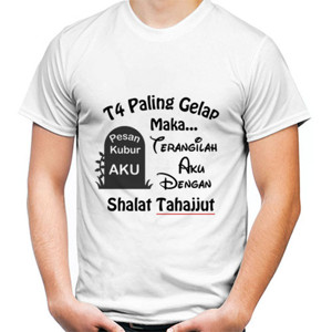 Kaos Kaos Wanita Seri Pesan Alam Kubur #4