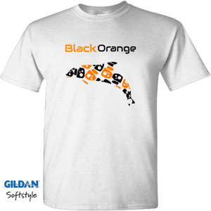 Kaos Black Orange Skull