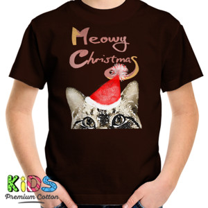Kaos Meowy Christmas  