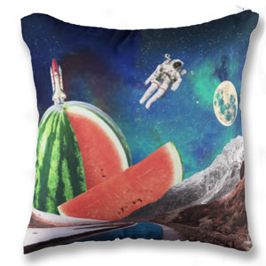 Bantal Watermelon Space