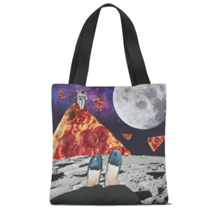 Tas Tote Fullprint Pizza Invasion