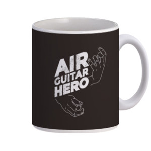 Mug air guitar hero