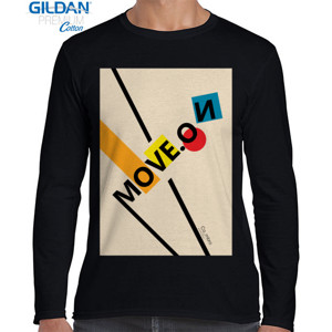 Kaos Kaos Pria Move On Lengan Panjang by Co_mbro