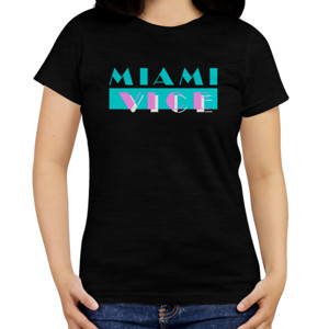 Kaos New MIAMI VICE 80'S Retro Classic TV Series