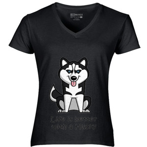 Kaos better with a husky