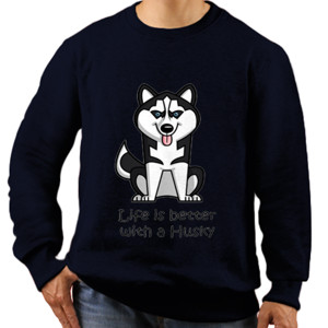 Jaket Sweater better with a husky