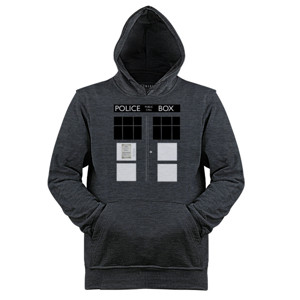 Jaket Hoodie Tardis - Doctor Who - Police Box