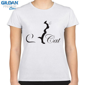Kaos DISTRO SILHOUETE CAT