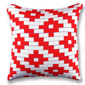 Bantal Bantal Sofa Motif Anyaman