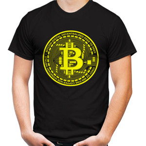 Kaos Kaos Pria RedMango Premium - Typography Bitcoin