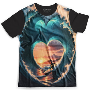 Kaos Fullprint Love Surf
