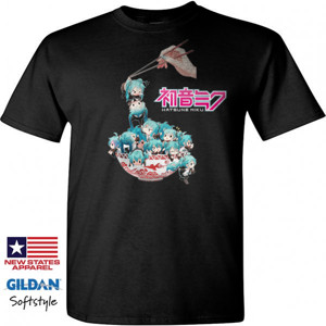 Kaos Chibi Ramen Hatsune Miku Vocaloid - Tower Light 