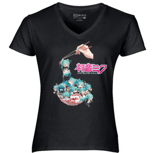 Kaos Chibi Ramen Hatsune Miku Vocaloid - Tower Light 