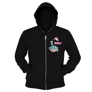 Hoodie Zipper Chibi Ramen Hatsune Miku Vocaloid - Tower Light 