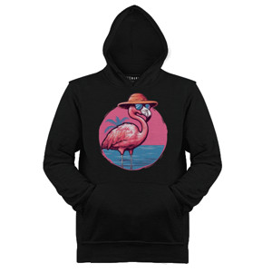 Jaket Hoodie Flamingo pink