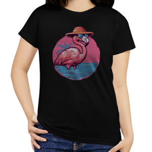 Kaos Flamingo pink