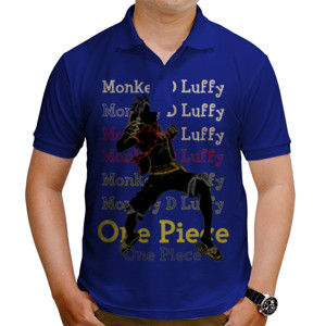 Kaos Polo  Monkey D  Luffy 
