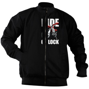 Jaket Bomber ride o clock