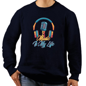 Jaket Sweater Music is My Life