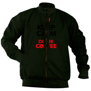 Jaket Bomber DRINK COFFEE