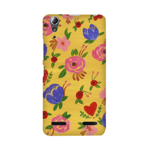 Yellow Flower Pattern Casing HP