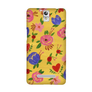 Yellow Flower Pattern Casing HP